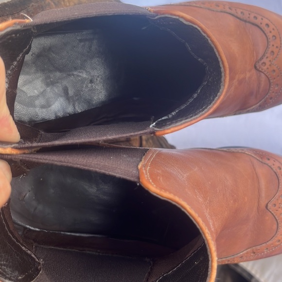 Aldo Topy Cognac/Darker Tan Chelsea Boots US 9 EU 40 UK 6.5 - Picture 13 of 17